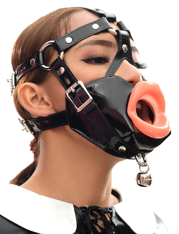 PVC Muzzle Gag with Lips bon160 1
