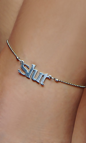 Slut Ankle Chain
